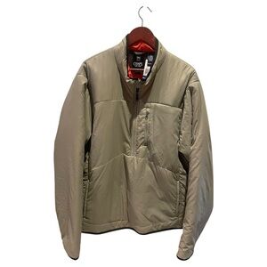 CHAPS Men's Tan Jacket Half Zip Size: XL